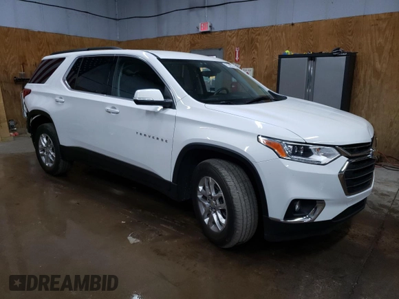 2021 Chevrolet Traverse LT Cloth with VIN 1GNEVGKW4MJ264945, listed as a Copart auction lot 61540324 with 35,741 mi miles and Salvage Title. Bid and sale history available at carsss.com. Image 4.