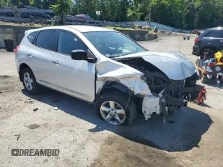 2012 Nissan Rogue S with VIN JN8AS5MV6CW378492, listed as a Copart auction lot 61191315 with 131,713 mi miles and Salvage title. Bid and sale history available at DreamBid. Image 4.