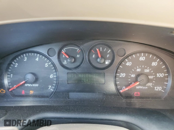 2007 Ford Taurus SE with VIN 1FAFP53U17A151246, listed as a Copart auction lot 60221955 with 284,321 mi miles and Salvage title. Bid and sale history available at DreamBid. Image 9.