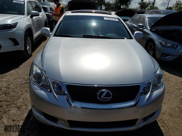 2008 Lexus GS 350 with VIN JTHCE96S280014374, listed as a Copart auction lot 73814724 with 0 mi miles and Salvage Title. Bid and sale history available at carsss.com. Image 5.