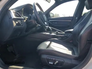 2016 BMW 3 Series 328i with VIN WBA8E9G54GNT44077, listed as a Copart auction lot 52255465 with 127,496 mi miles and Salvage Title. Bid and sale history available at carsss.com. Image 7.