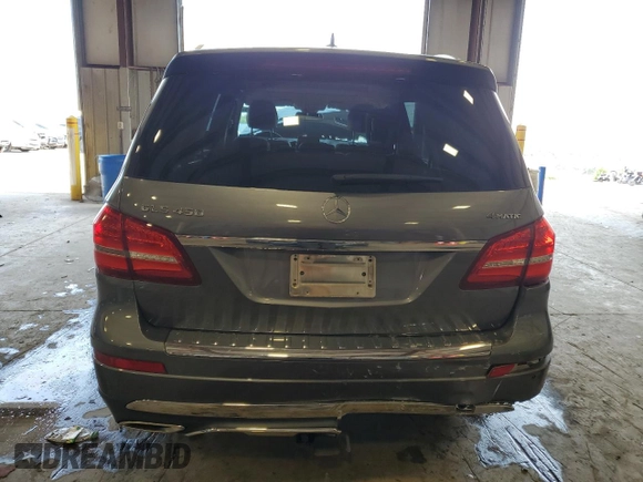 2018 Mercedes-Benz GLS 450 z VIN 4JGDF6EE1JB011744, wystawiony jako Copart lot #60626645 z przebiegiem Nie podano mil oraz Szkoda całkowita • Salvage title. Historia ofert i sprzedaży dostępna na DreamBid. Obrazek 6.