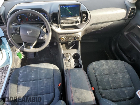 2024 Ford Bronco Sport Heritage with VIN 3FMCR9G69RRF40280, listed as a Copart auction lot 48956825 with 5,654 mi miles and Salvage title. Bid and sale history available at DreamBid. Image 8.
