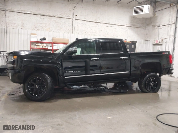 2017 Chevrolet Silverado 1500 LTZ with VIN 3GCUKSEJ0HG125127, listed as a IAAI auction lot 41764046 with 1 mi miles. Bid and sale history available at carsss.com. Image 14.