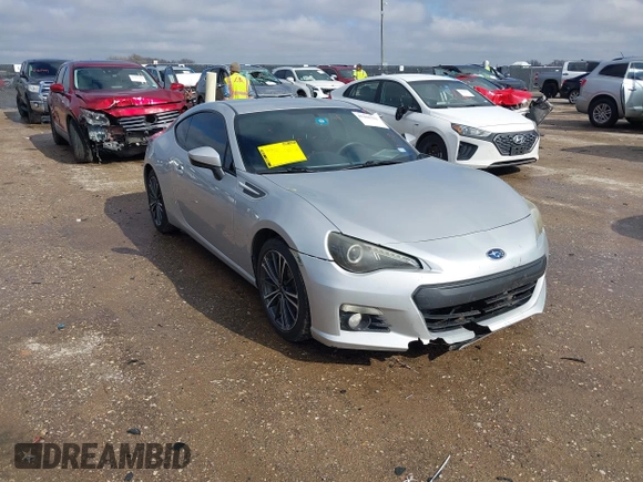 2014 Subaru BRZ Limited with VIN JF1ZCAC11E8604633, listed as a IAAI auction lot 41466704 with 142,025 mi miles. Bid and sale history available at carsss.com. Image 1.