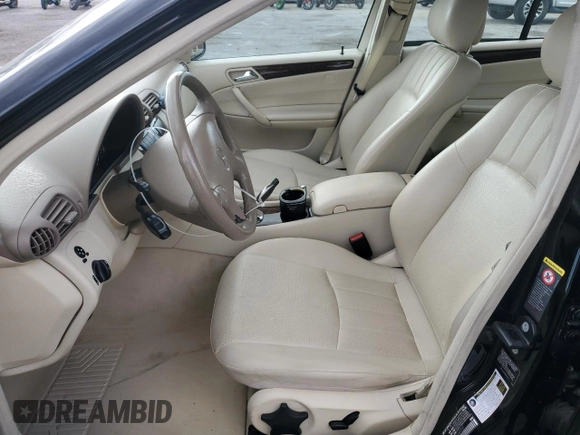2006 Mercedes-Benz C 280 Luxury with VIN WDBRF54HX6A855597, listed as a Copart auction lot 48374205 with 158,508 mi miles and Salvage Title. Bid and sale history available at DreamBid. Image 7.