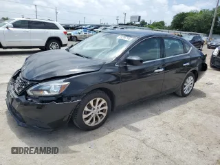 2018 Nissan Sentra SV with VIN 3N1AB7AP6JY251005, listed as a Copart auction lot 59286795 with 91,145 mi miles and Salvage title. Bid and sale history available at DreamBid. Image 1.