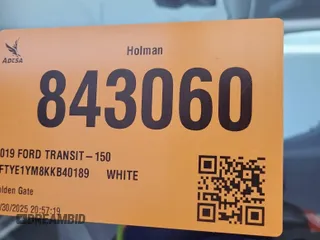 2019 Ford Transit z VIN 1FTYE1YM8KKB40189, wystawiony jako IAAI lot #42763040 z przebiegiem 193 036 mil mil oraz . Historia ofert i sprzedaży dostępna na DreamBid. Obrazek 51.