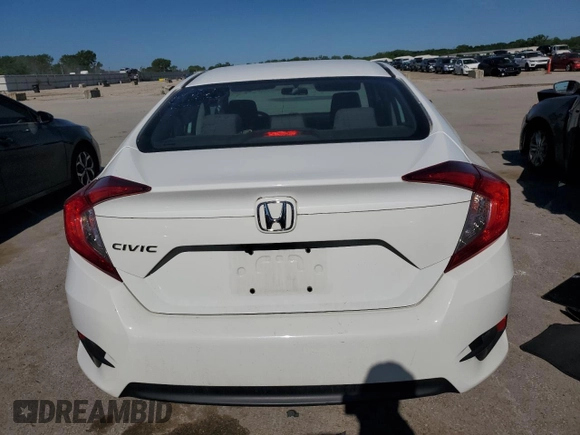 2017 Honda Civic LX with VIN 19XFC2F51HE224834, listed as a Copart auction lot 57951885 with 124,041 mi miles and Salvage title. Bid and sale history available at DreamBid. Image 6.