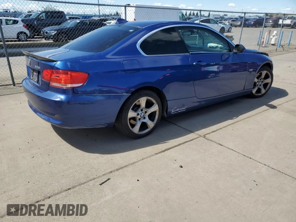 2009 BMW 3 Series 328i xDrive with VIN WBAWV53529P079785, listed as a Copart auction lot 51698265 with 135,725 mi miles and Salvage Title. Bid and sale history available at carsss.com. Image 3.