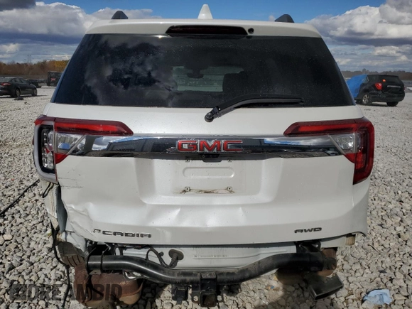 2021 GMC Acadia Denali with VIN 1GKKNXLS3MZ160265, listed as a Copart auction lot 77164974 with 42,124 mi miles and Non repairable. Bid and sale history available at DreamBid. Image 6.