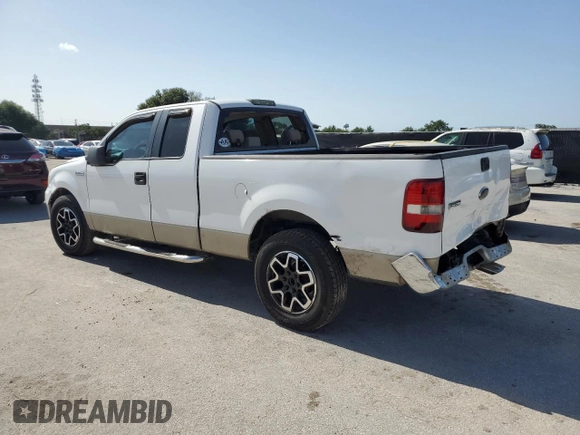 2007 Ford F-150 XL with VIN 1FTPX12V27NA40182, listed as a Copart auction lot 63041395 with 218,024 mi miles and Non repairable. Bid and sale history available at DreamBid. Image 2.