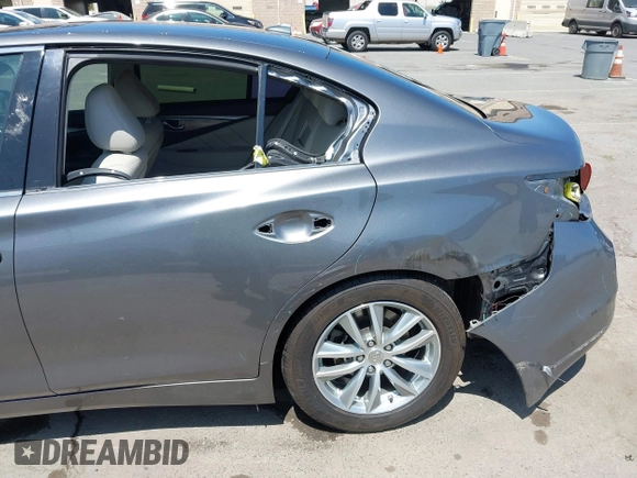 2017 Infiniti Q50 Premium with VIN JN1EV7AP0HM737377, listed as a IAAI auction lot 42507397 with 62,118 mi miles and . Bid and sale history available at DreamBid. Image 6.