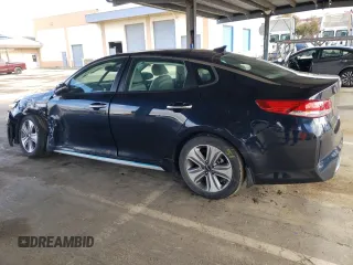 2017 Kia Optima EX z VIN KNAGV4LD3H5010779, wystawiony jako Copart lot #49515185 z przebiegiem 87 912 mil mil oraz Szkoda całkowita • Salvage title. Historia ofert i sprzedaży dostępna na DreamBid. Obrazek 2.