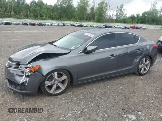 2013 Acura ILX Tech Pkg with VIN 19VDE1F71DE010166, listed as a Copart auction lot 62757004 with 120,755 mi miles and Salvage Title. Bid and sale history available at carsss.com. Image 1.