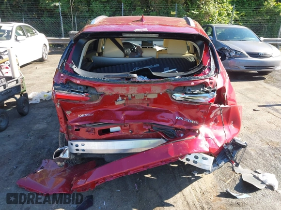 2015 Lexus NX 200t with VIN JTJYARBZ0F2010781, listed as a IAAI auction lot 42292600 with 56,933 mi miles and . Bid and sale history available at DreamBid. Image 16.