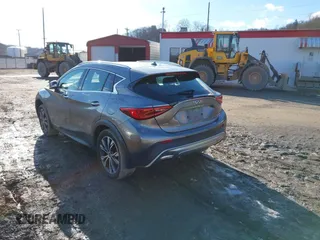 2017 Infiniti QX30 Luxury with VIN SJKCH5CR1HA020547, listed as a IAAI auction lot 41500509 with 64,263 mi miles. Bid and sale history available at carsss.com. Image 3.