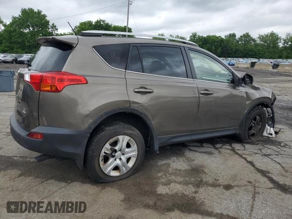 2015 Toyota RAV4 LE with VIN JTMBFREV7FD122629, listed as a Copart auction lot 61292175 with Not provided miles and Salvage title. Bid and sale history available at DreamBid. Image 3.
