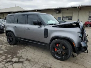 2023 Land Rover Defender X-Dynamic SE with VIN SALE2EEU2P2126733, listed as a Copart auction lot 50526185 with 39,167 mi miles and Salvage title. Bid and sale history available at DreamBid. Image 4.