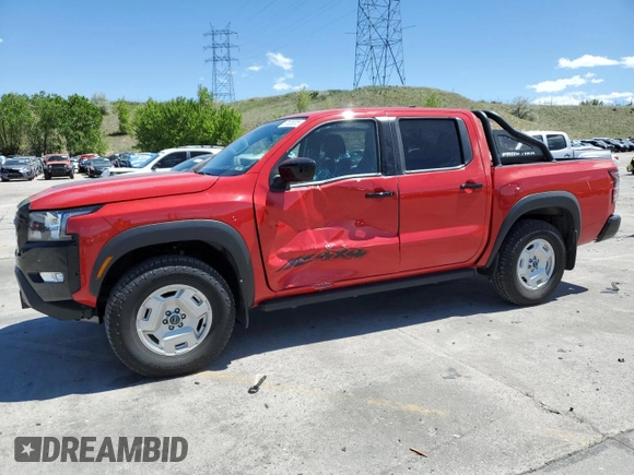 2024 Nissan Frontier S with VIN 1N6ED1EK9RN630171, listed as a Copart auction lot 57525205 with 13,874 mi miles and Salvage title. Bid and sale history available at DreamBid. Image 1.