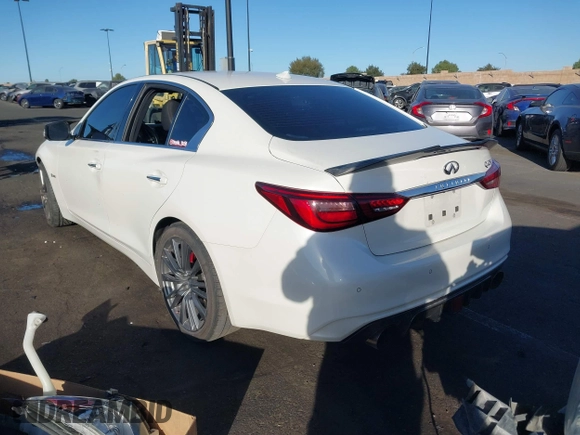 2019 Infiniti Q50 RED SPORT 400 with VIN JN1FV7APXKM761052, listed as a IAAI auction lot 41290479 with 81,930 mi miles. Bid and sale history available at carsss.com. Image 15.