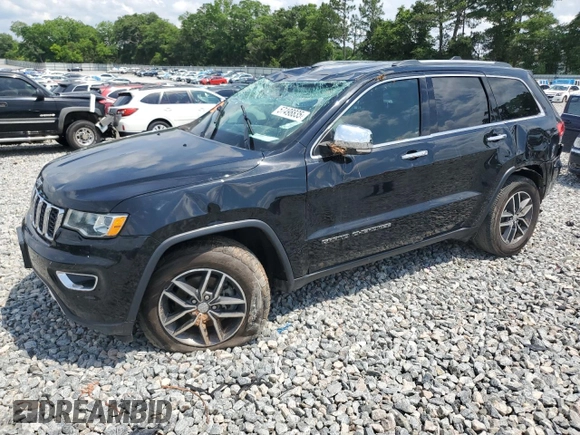 2017 Jeep Grand Cherokee Limited with VIN 1C4RJEBG9HC837822, listed as a Copart auction lot 57498835 with 140,179 mi miles and Salvage title. Bid and sale history available at DreamBid. Image 1.