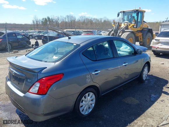2019 Nissan Versa Sedan SV with VIN 3N1CN7AP6KL851926, listed as a IAAI auction lot 41889064 with 76,403 mi miles. Bid and sale history available at carsss.com. Image 4.