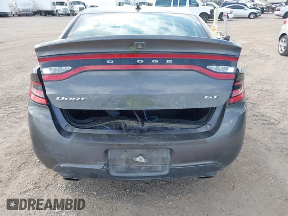 2015 Dodge Dart GT with VIN 1C3CDFEBXFD193987, listed as a IAAI auction lot 41554735 with 143,161 mi miles. Bid and sale history available at carsss.com. Image 6.