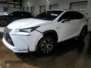 2017 Lexus NX with VIN JTJBARBZ0H2112428, listed as a Copart auction lot 45709785 with 103,965 mi miles and Salvage Title. Bid and sale history available at carsss.com. Image 1.