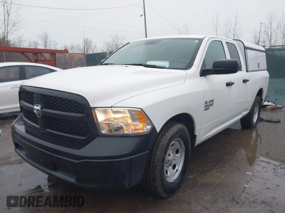 2023 Ram 1500 Tradesman with VIN 1C6RR6FGXPS535265, listed as a IAAI auction lot 41474268 with 10,989 mi miles and . Bid and sale history available at DreamBid. Image 18.
