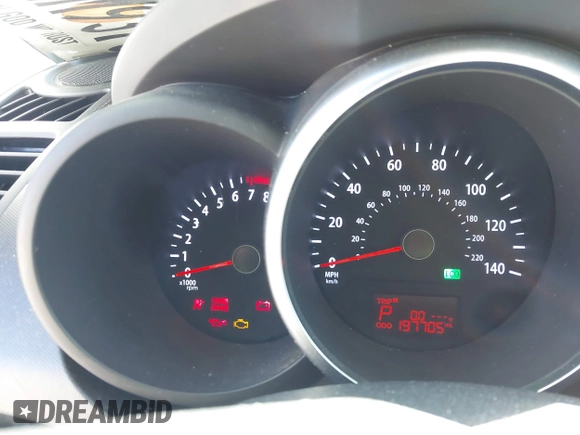 2012 Kia Soul + with VIN KNDJT2A62C7430733, listed as a IAAI auction lot 41676795 with 197,705 mi miles. Bid and sale history available at carsss.com. Image 7.