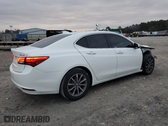 2018 Acura TLX w/Technology Pkg with VIN 19UUB1F58JA001141, listed as a Copart auction lot 42558325 with 130,099 mi miles and Salvage Title. Bid and sale history available at carsss.com. Image 3.