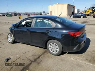 2021 Kia Rio LX with VIN 3KPA24AD7ME430662, listed as a Copart auction lot 43491004 with 34,246 mi miles and Salvage Title. Bid and sale history available at carsss.com. Image 2.