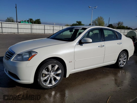 2007 Infiniti M x with VIN JNKAY01F67M460331, listed as a Copart auction lot 54902335 with 142,566 mi miles and Salvage Title. Bid and sale history available at DreamBid. Image 1.