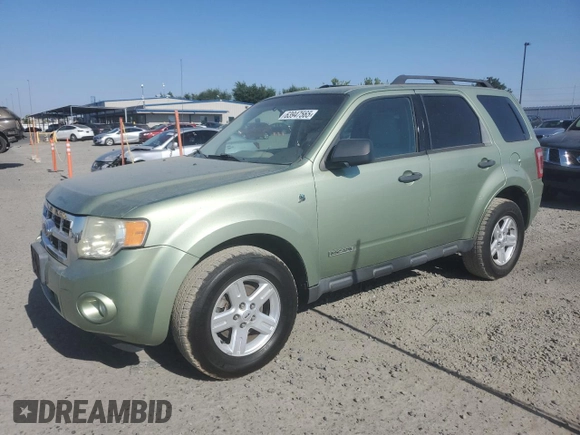 2008 Ford Escape Hybrid with VIN 1FMCU49H58KA60224, listed as a Copart auction lot 63947565 with 162,455 mi miles and Clean title. Bid and sale history available at DreamBid. Image 1.