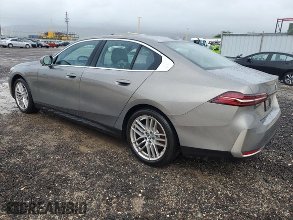 2024 BMW 5 Series 530i with VIN WBA43FJ02RCS33722, listed as a Copart auction lot 43482345 with 8,674 mi miles and Clean Title. Bid and sale history available at carsss.com. Image 2.