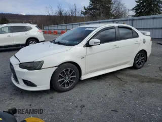 2015 Mitsubishi Lancer SE with VIN JA32V2FW9FU009524, listed as a Copart auction lot 50684455 with 153,106 mi miles and Salvage Title. Bid and sale history available at carsss.com. Image 1.