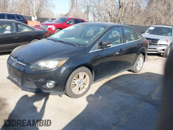 2012 Ford Focus SEL with VIN 1FAHP3H27CL251676, listed as a IAAI auction lot 41768765 with 196,206 mi miles. Bid and sale history available at carsss.com. Image 2.