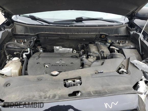2015 Mitsubishi Outlander SE with VIN 4A4AP4AU2FE042103, listed as a Copart auction lot 64390925 with 48,369 mi miles and Salvage title. Bid and sale history available at DreamBid. Image 12.