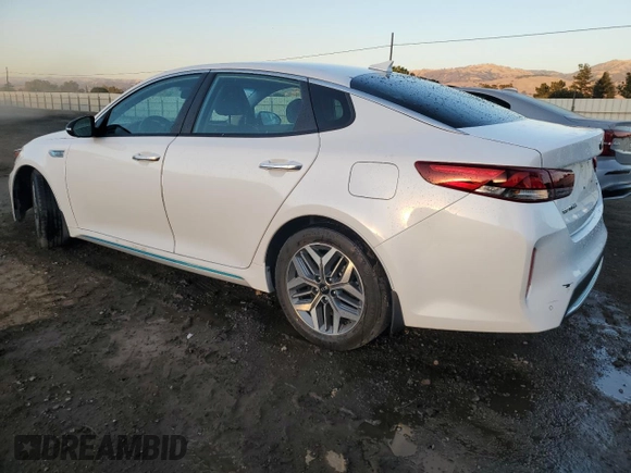 2020 Kia Optima Hybrid EX with VIN KNAGU4LE9L5038493, listed as a Copart auction lot 80132994 with 49,490 mi miles and Clean Title. Bid and sale history available at carsss.com. Image 2.