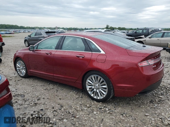 2016 Lincoln MKZ z VIN 3LN6L2J95GR605230, wystawiony jako Copart lot #57844905 z przebiegiem 95 530 mil mil oraz Czysty tytuł • Clean title. Historia ofert i sprzedaży dostępna na DreamBid. Obrazek 2.