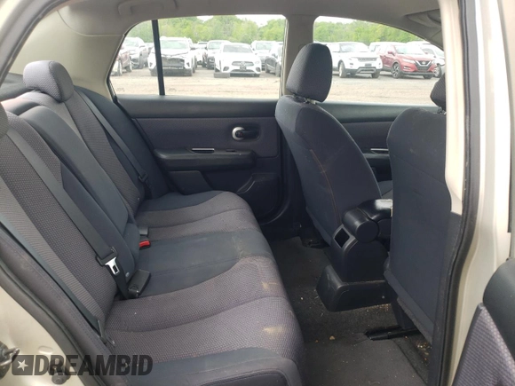 2008 Nissan Versa 1.8 S with VIN 3N1BC11E08L363075, listed as a Copart auction lot 54706934 with 116,191 mi miles and Salvage Title. Bid and sale history available at carsss.com. Image 10.