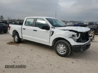 2024 Ford F-150 with VIN 1FTEW1K89RKD05902, listed as a Copart auction lot 44924515 with 3,935 mi miles and Salvage title. Bid and sale history available at DreamBid. Image 4.