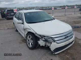 2012 Ford Fusion SE with VIN 3FAHP0HA5CR446893, listed as a IAAI auction lot 41913131 with 126,305 mi miles. Bid and sale history available at carsss.com. Image 1.