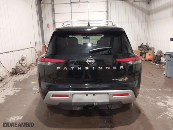 2022 Nissan Pathfinder Platinum with VIN 5N1DR3DJ4NC259359, listed as a IAAI auction lot 41412742 with 39,814 mi miles. Bid and sale history available at carsss.com. Image 17.