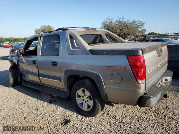 2003 Chevrolet Avalanche with VIN 3GNEK13T63G272779, listed as a Copart auction lot 50891385 with 0 mi miles and Salvage Title. Bid and sale history available at carsss.com. Image 2.