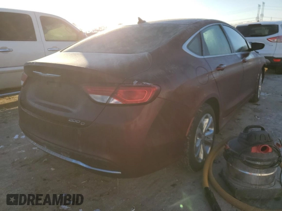 2016 Chrysler 200 C with VIN 1C3CCCCB8GN119807, listed as a Copart auction lot 87462224 with 59,319 mi miles and Salvage Title. Bid and sale history available at DreamBid. Image 3.