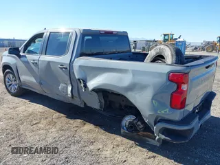 2024 Chevrolet Silverado 1500 Custom with VIN 1GCPABEK9RZ232509, listed as a IAAI auction lot 40923116 with 12,719 mi miles and . Bid and sale history available at DreamBid. Image 3.