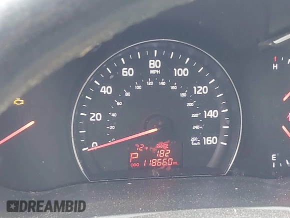 2014 Kia Sorento LX with VIN 5XYKT3A64EG483756, listed as a IAAI auction lot 41472374 with 118,660 mi miles. Bid and sale history available at carsss.com. Image 7.