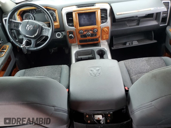 2018 Ram 1500 Big Horn with VIN 1C6RR6GT5JS132765, listed as a Copart auction lot 50645845 with Not provided miles and Salvage title. Bid and sale history available at DreamBid. Image 8.